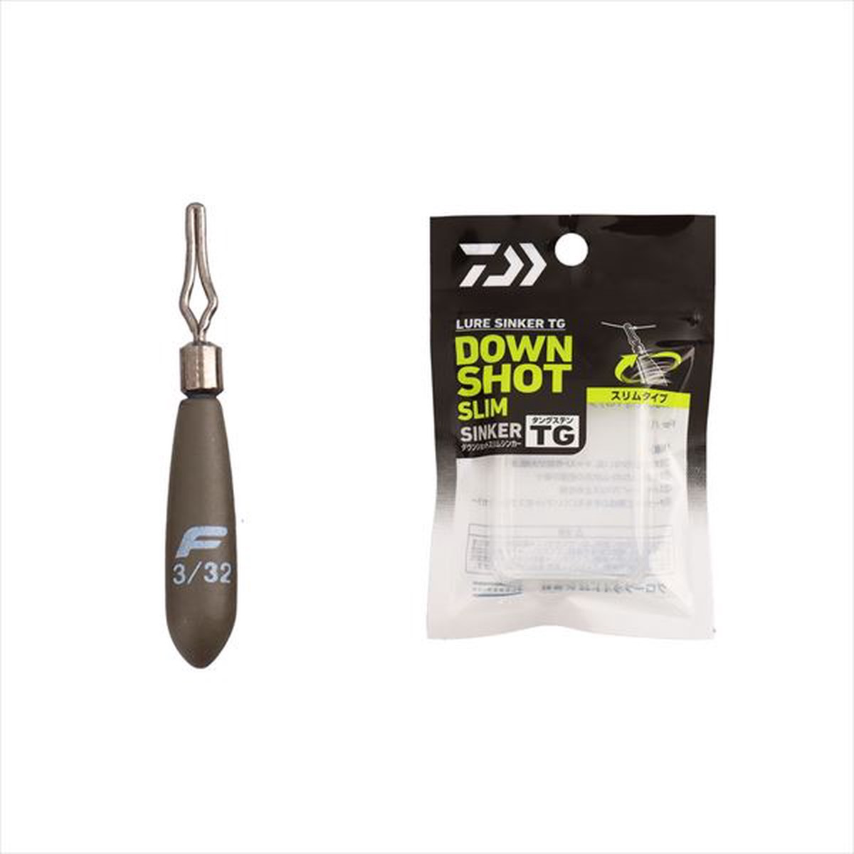 Daiwa Lure Sinker TG Downshot Slim 2.6g (3/32oz)