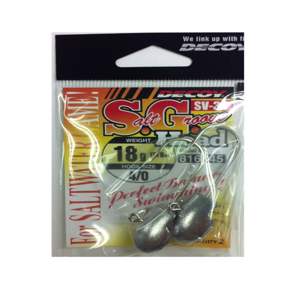 Decoy Jig Head SV-34 S.G.Head #4/0-5/8oz