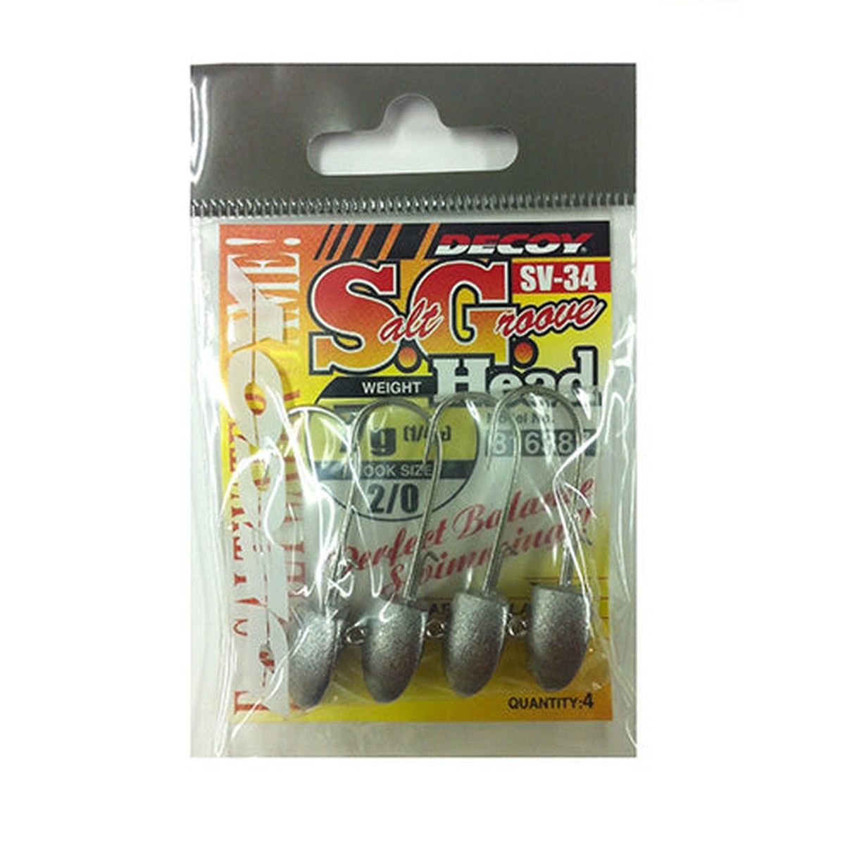 Decoy Jig Head SV-34 S.G.Head #2/0-1/4oz