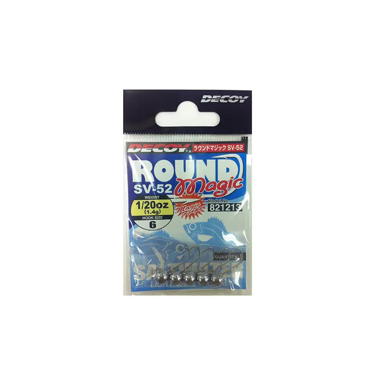 Decoy Jig Head SV-52 Round Magic #6-1/20oz