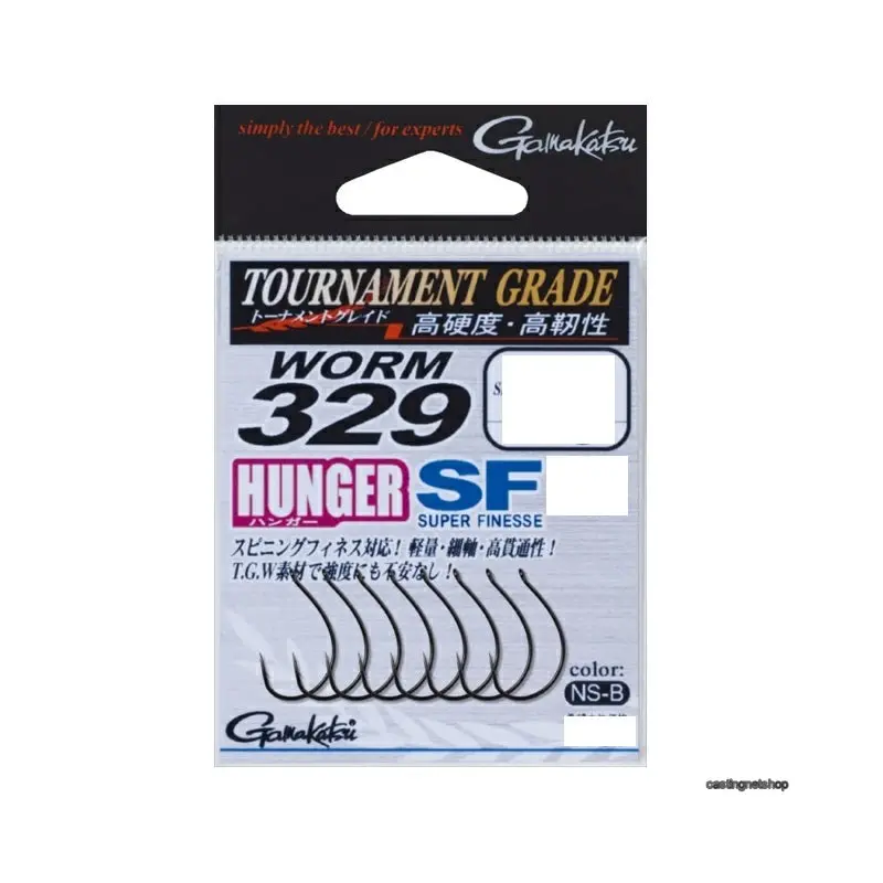 Gamakatsu TGW Worm 329 Hanger Super Finesse #6