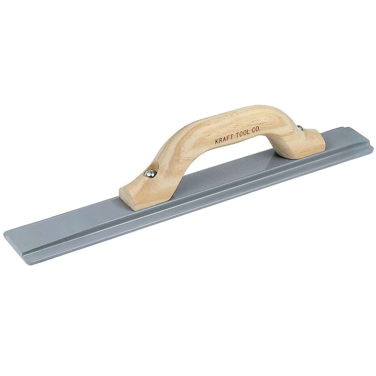 Kraft Tool CF070 16" x 2-1/4" Square End Magnesium Hand Float with Wood Handle