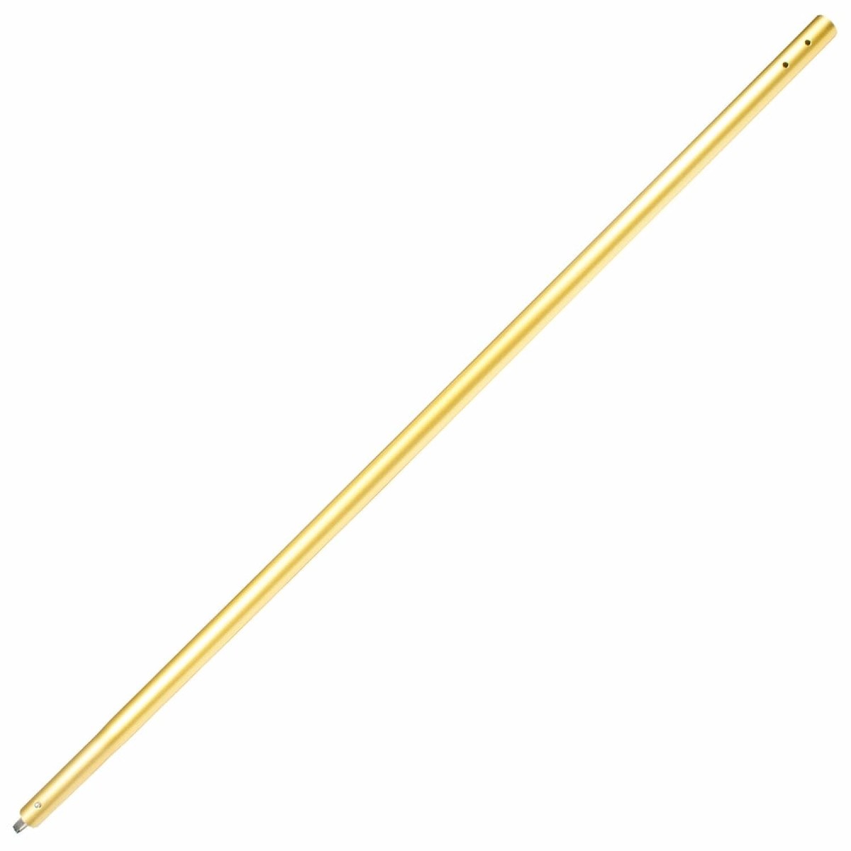 Kraft Tool CC289SG-PK3 6' Anodized Aluminum Swaged Button Handle - 1-3/4" Diameter (Gold)