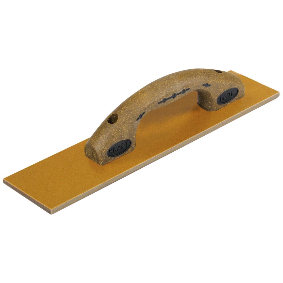 Kraft Tool CFE504K Elite Series Five Star 14 x 3-1/2 Square End Laminated Canvas-Resin Hand Float with Cork Handle