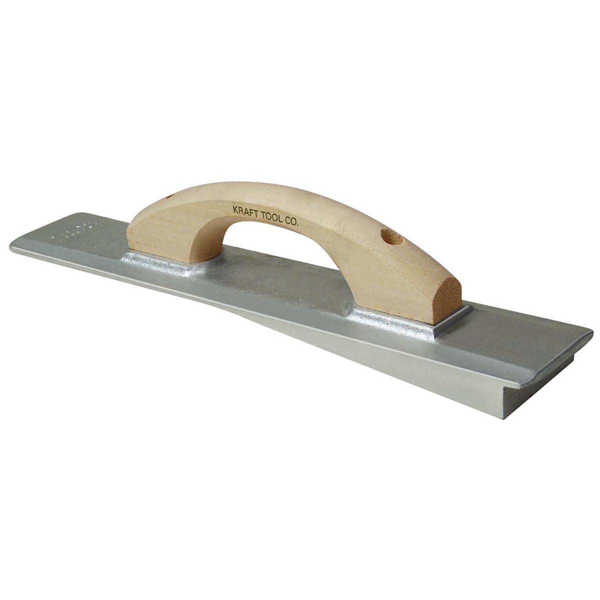 Kraft Tool CF066H-8 16" x 3-1/4" (8" Bevel) Cast Magnesium Beveler Float with Wood Handle