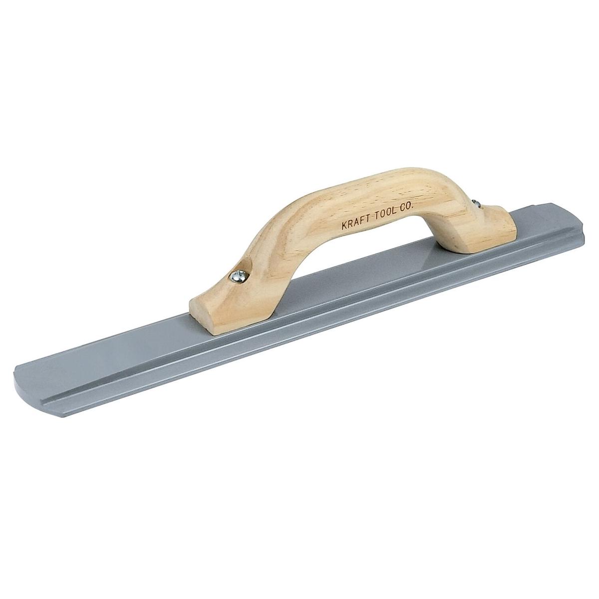 Kraft Tool CF070RE 16 x 2-1/4 Round End Magnesium Hand Float with Wood Handle