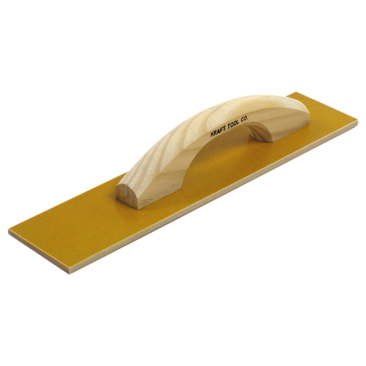 Kraft Tool CF530 14 x 5 Square End Laminated Canvas-Resin Float with Wood Handle