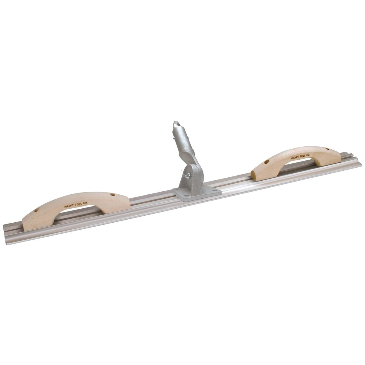 Kraft Tool CC819BT 608221 Magnesium Square End Mini Bull Float 038 Darby with Button Bracket 038 2 Handles