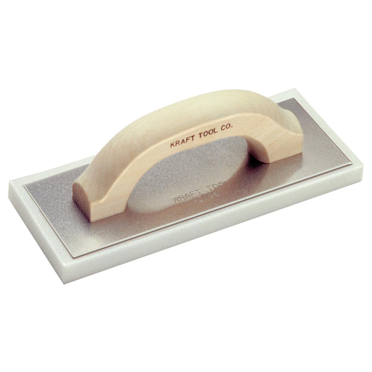 Kraft Tool PL604 12 x 5 x 1 Super Poly-Foam Float with Wood Handle