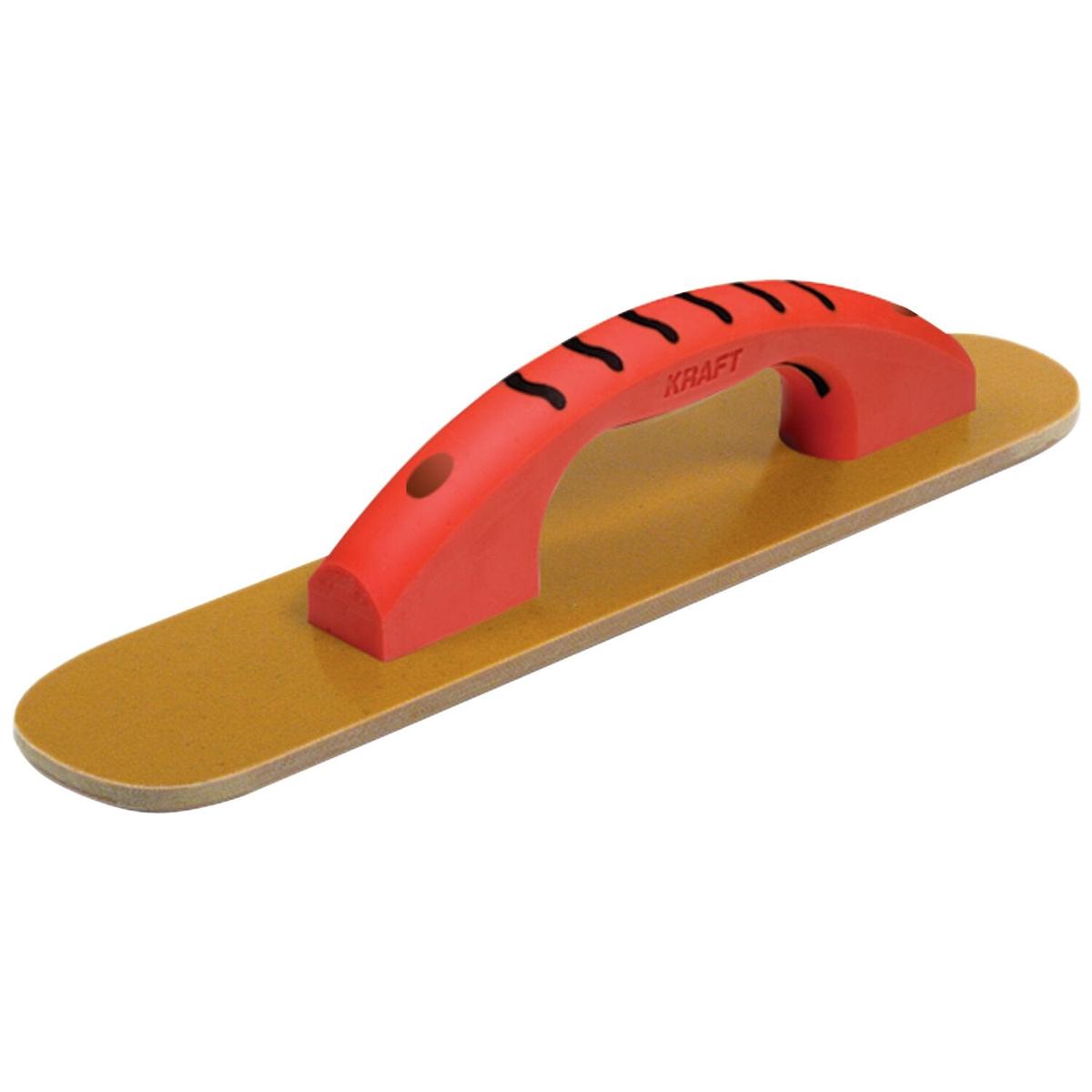 Kraft Tool CF502PF 18 x 3-1/2 Round End Laminated Canvas-Resin Hand Float with ProForm Handle