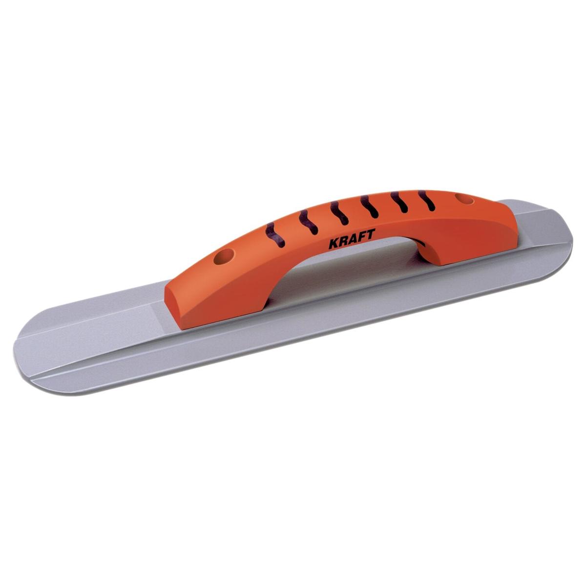 Kraft Tool CF075PF 20 x 3-1/4 Round End Magnesium Hand Float with ProForm Handle