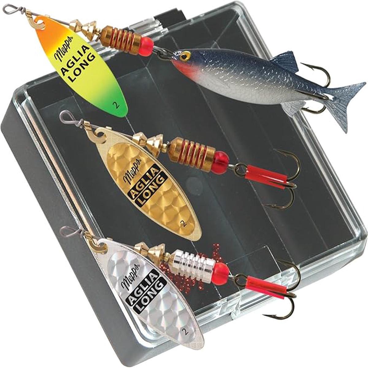 Mepps Aglia Long Plain Bass Fishing Lure Pocket Pack