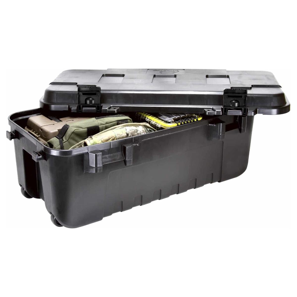 Plano Sportsman's Trunk with Wheels - Black