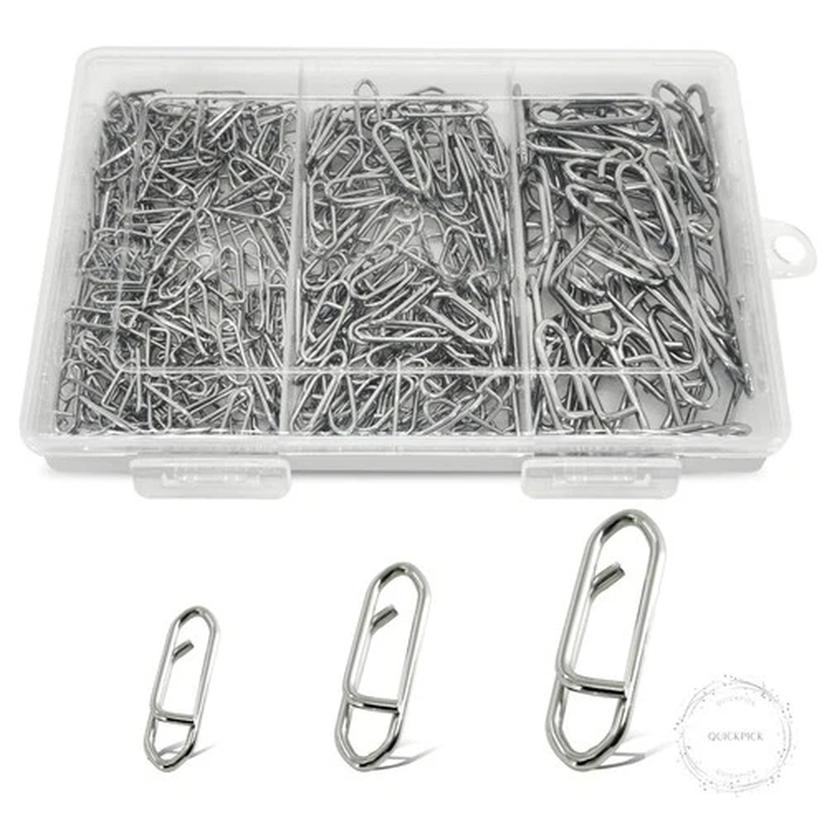 200Pcs Fishing Power Speed Clips, Upgraded Stainless Steel Quick Change Fishing