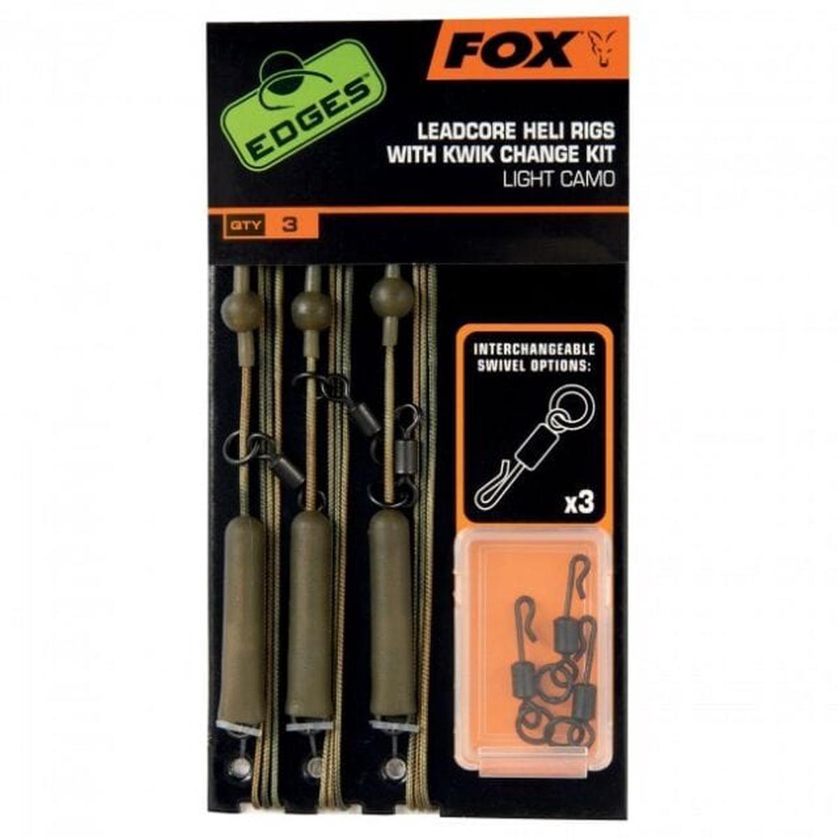Fox Edges Light Camo Leadcore Heli Rings 45lb
