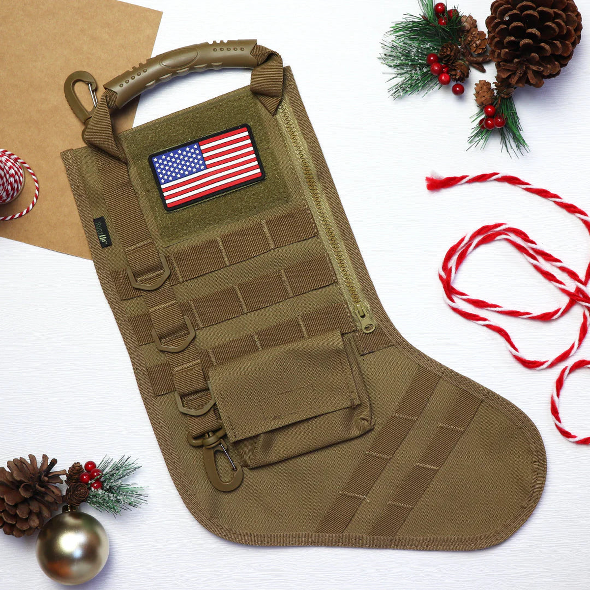 Osage River Ruck Up Tactical Military Stocking Khaki