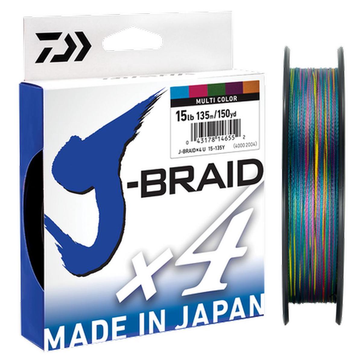 Daiwa J-BRAID X4 300m Line MULTI