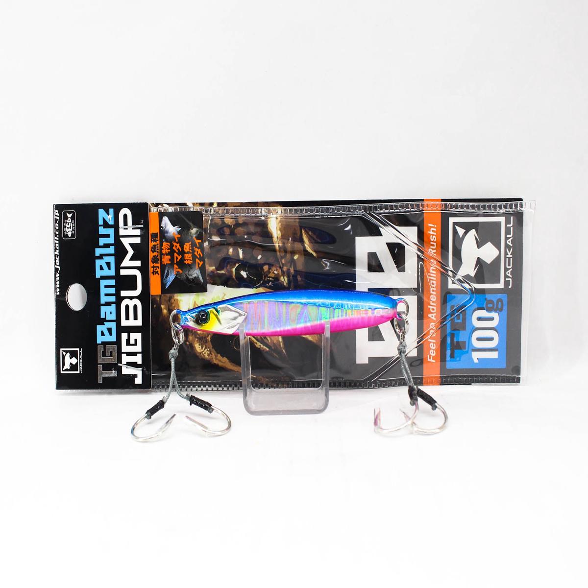 Jackall Metal Jig Bambluz Bump TG Tungsten 100 grams Blue Pink (2193)