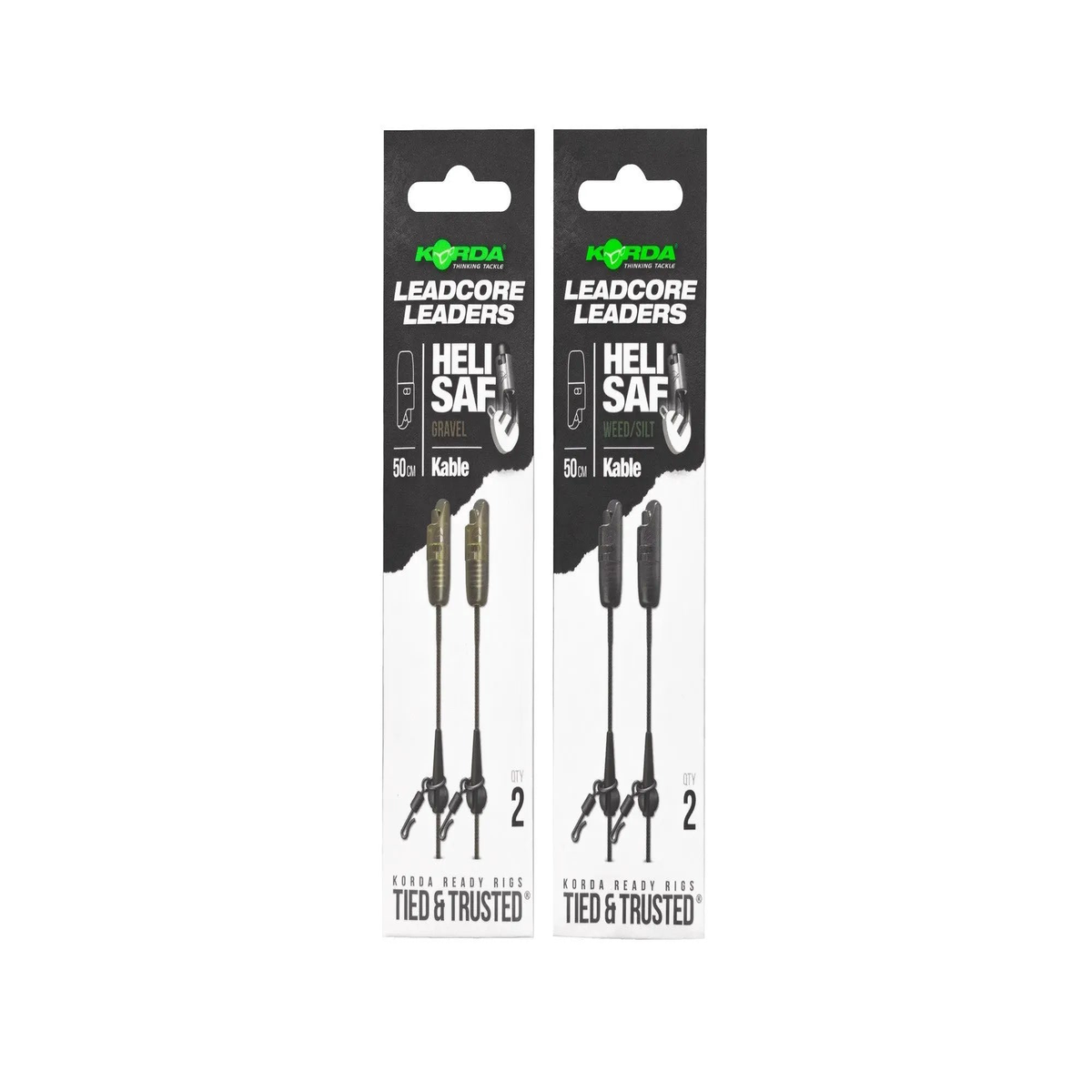 Korda - Kable Leadcore Leader Heli Safe Gravel 50cm