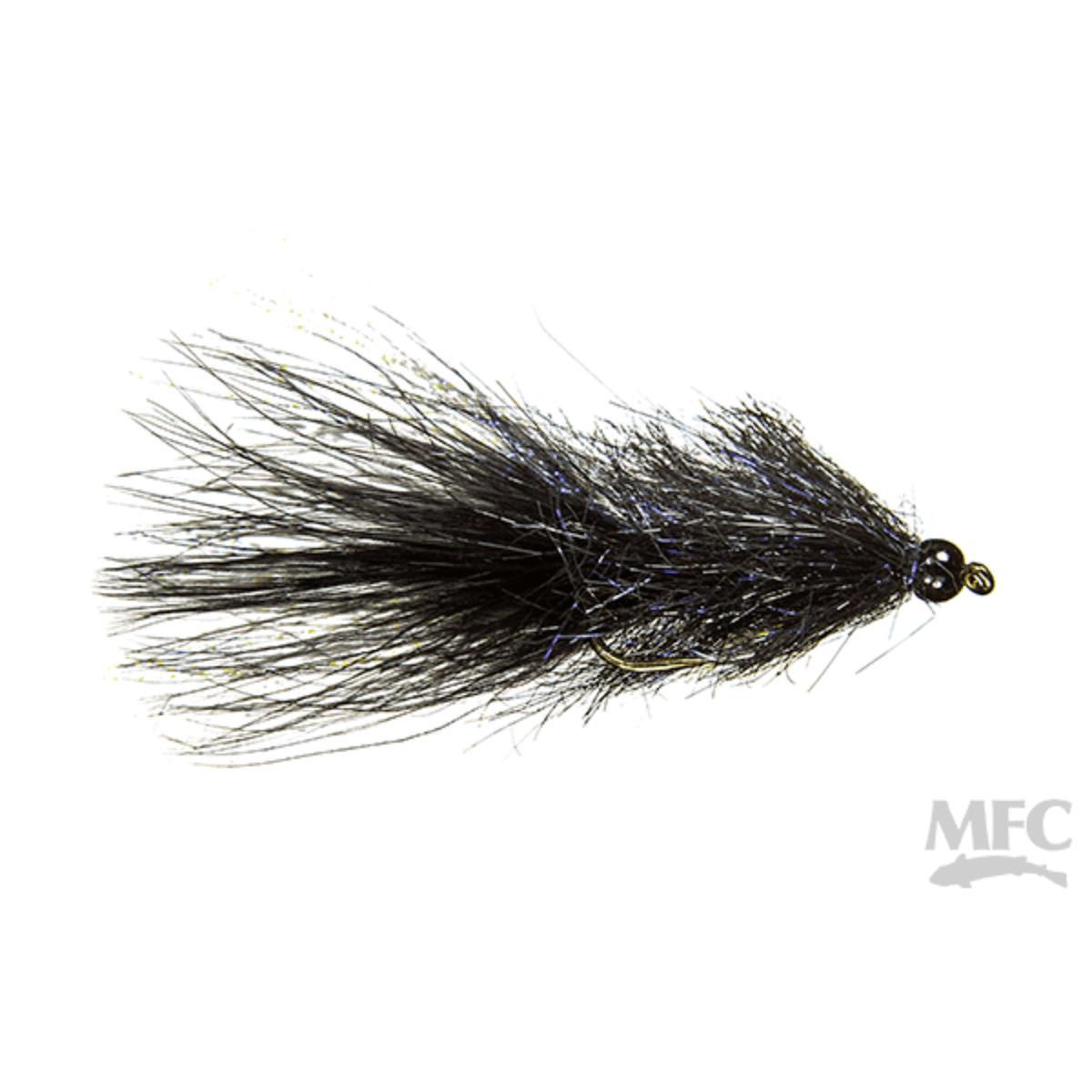 Coffey's Sparkle Minnow Bead Head - Black Light
