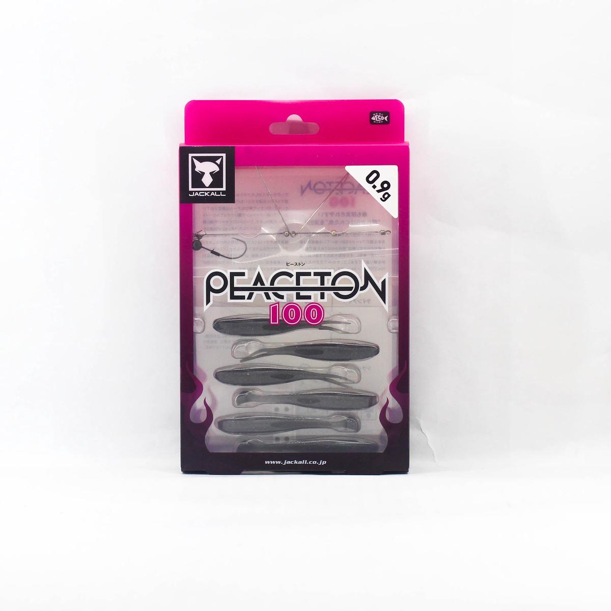 Jackall Soft Lure Peaceton 100mm 0.9 grams Maruhata Silhouette Shad (8271)