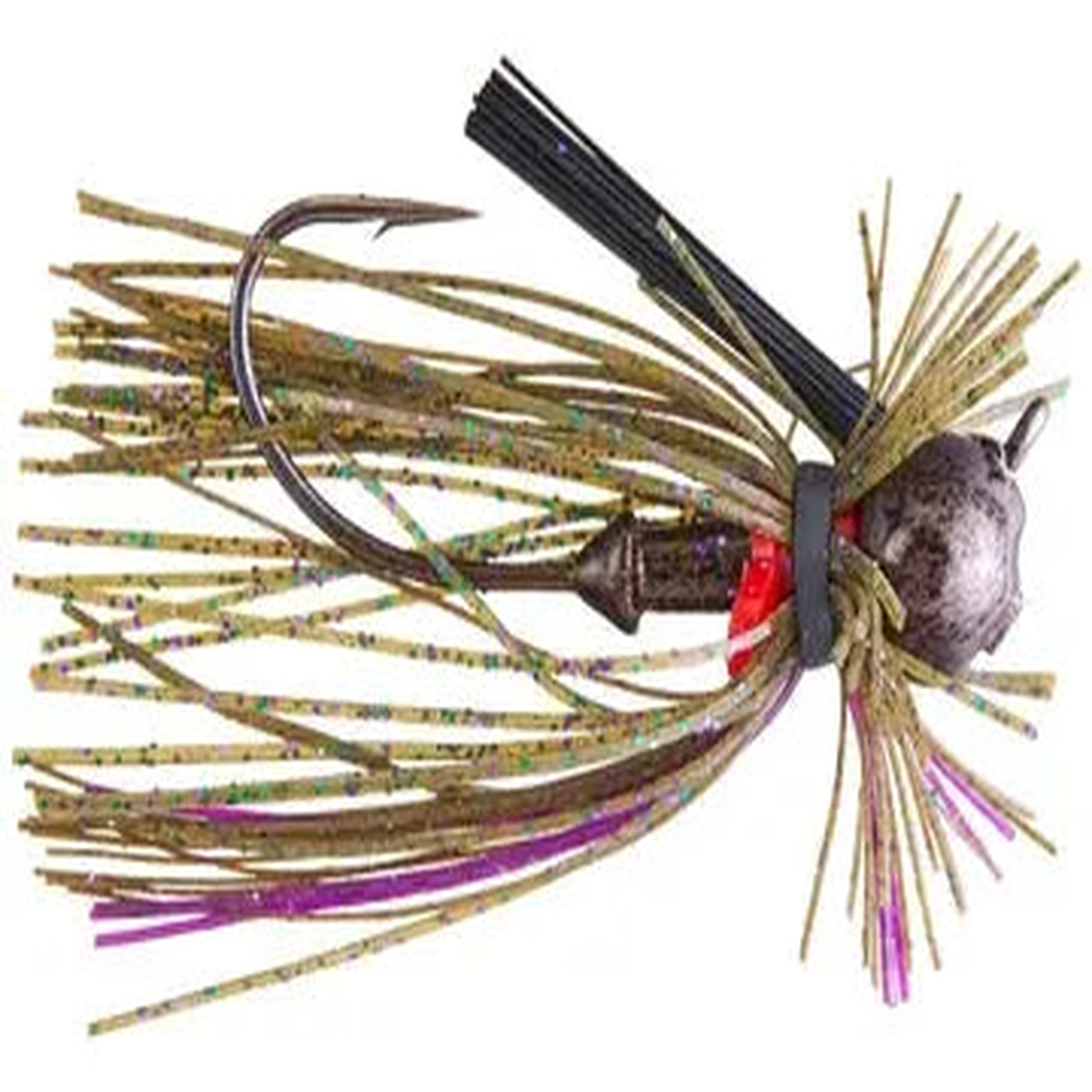 Jewel Heavy Cover Finesse Football Jig 3/8oz - Grn Pum Candy/Prpl Flash 2pk