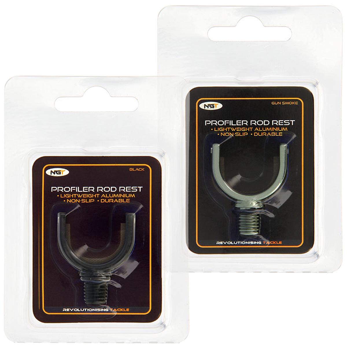 NGT, Profiler, Lightweight Aluminium Fishing Rod Rest (25mm) Gunsmoke