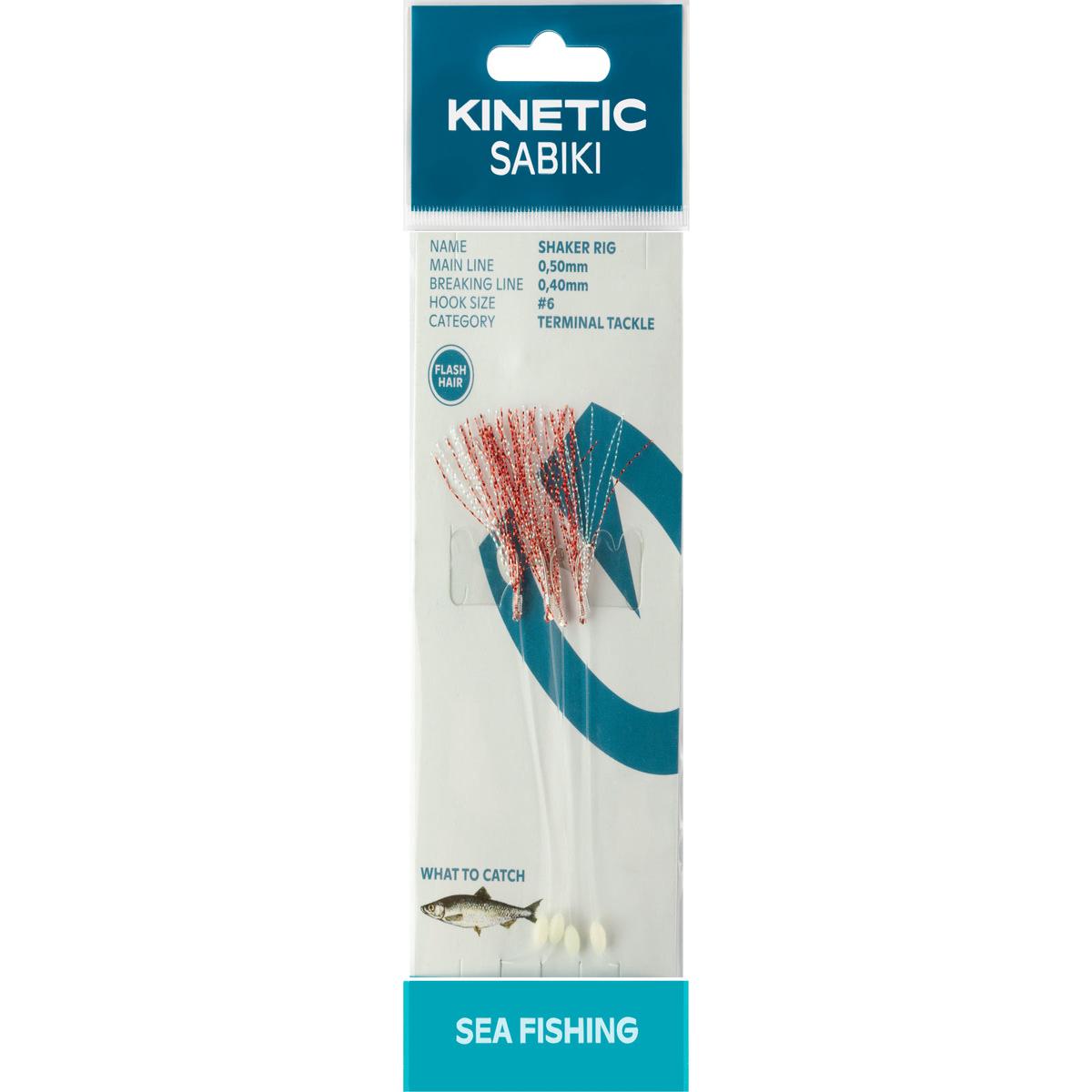 Kinetic Sabiki Shaker Copper Flashhair