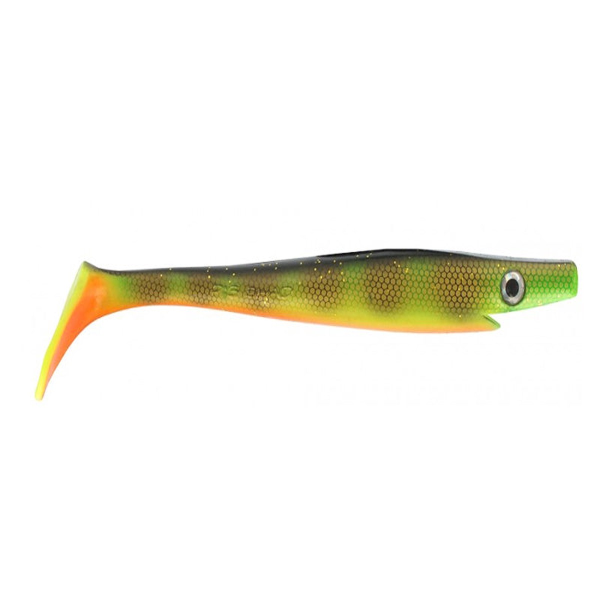 Strike Pro Pig Shad Jr 20cm Orange Belly Perch 2pcs.