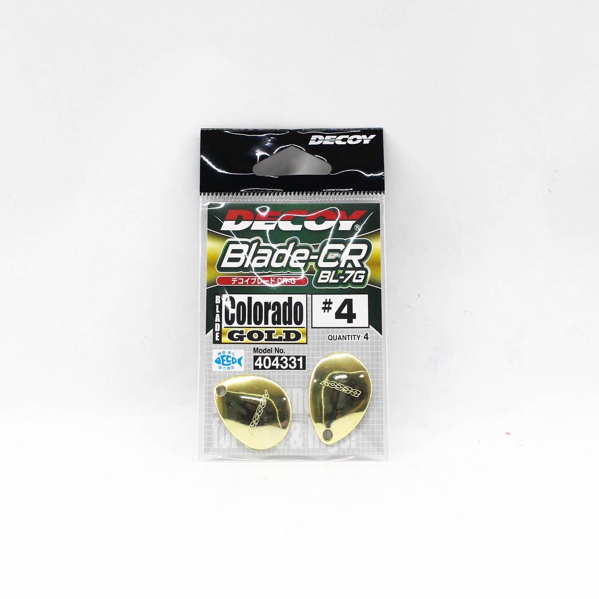 Decoy BL-7G Trailer Blade Colorado Gold Size 4 (4331)