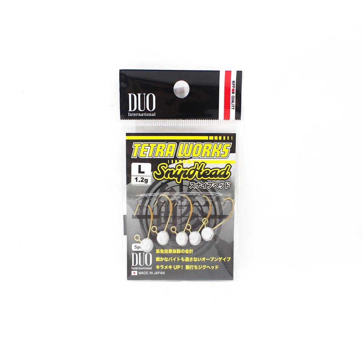 Duo Tetra Works Snip Head 1.2 grams Size L, 5/pack 1.2g (0079)