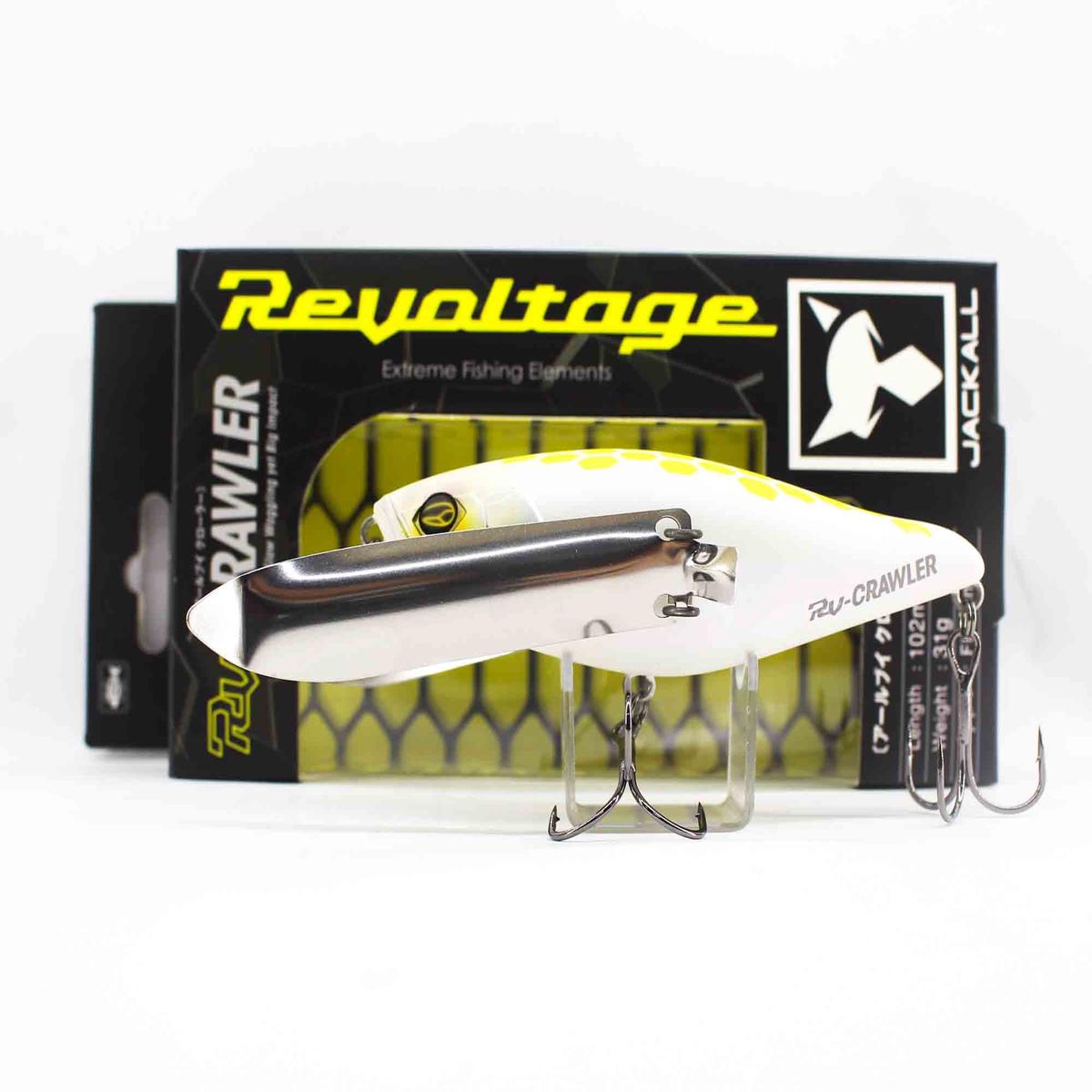 Jackall RV-Crawler 102 mm 31 grams Floating Lure Racing White (7823)