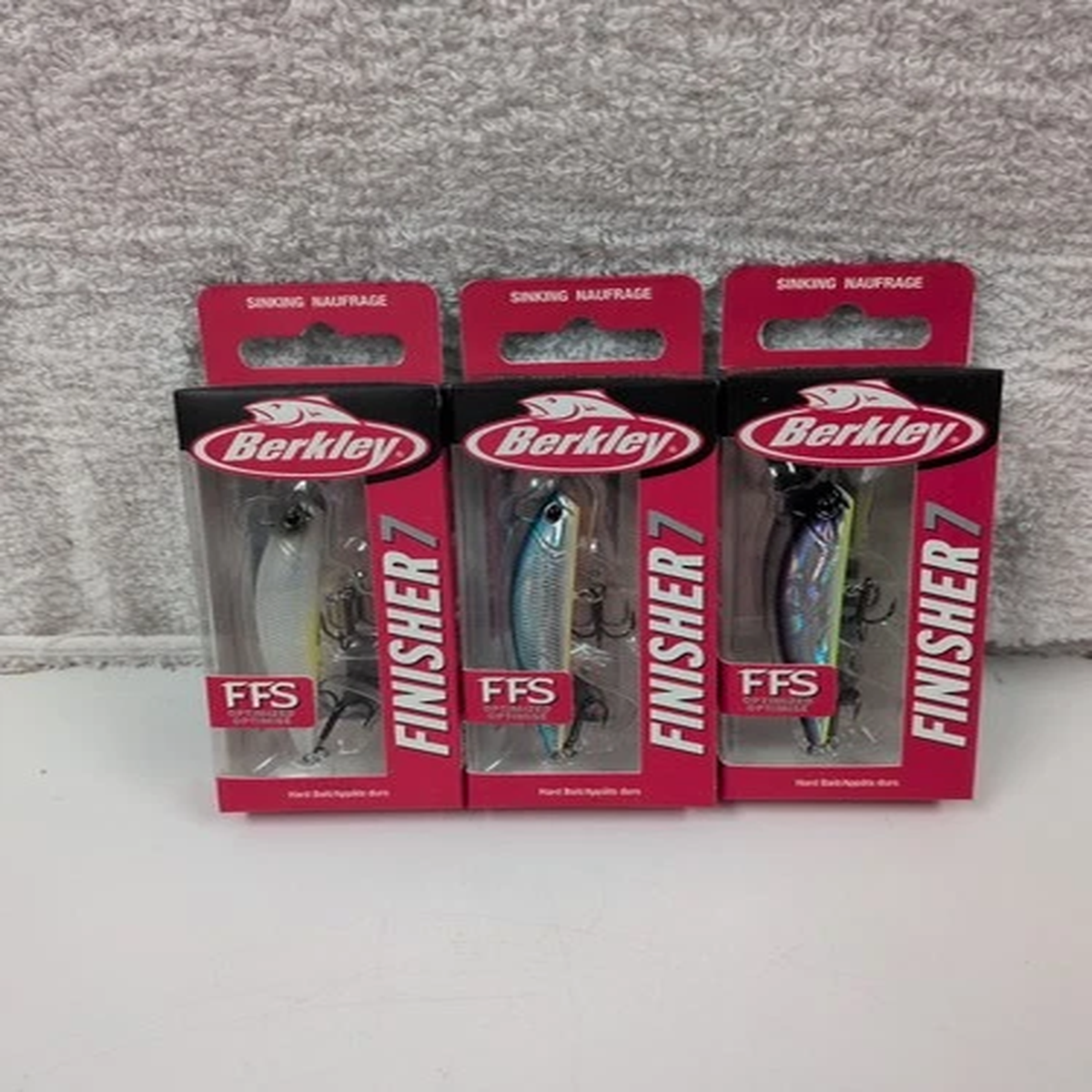 Lot Of 3 Different Colored Berkley Finisher 7 1/2oz. NIP SINKING (871)