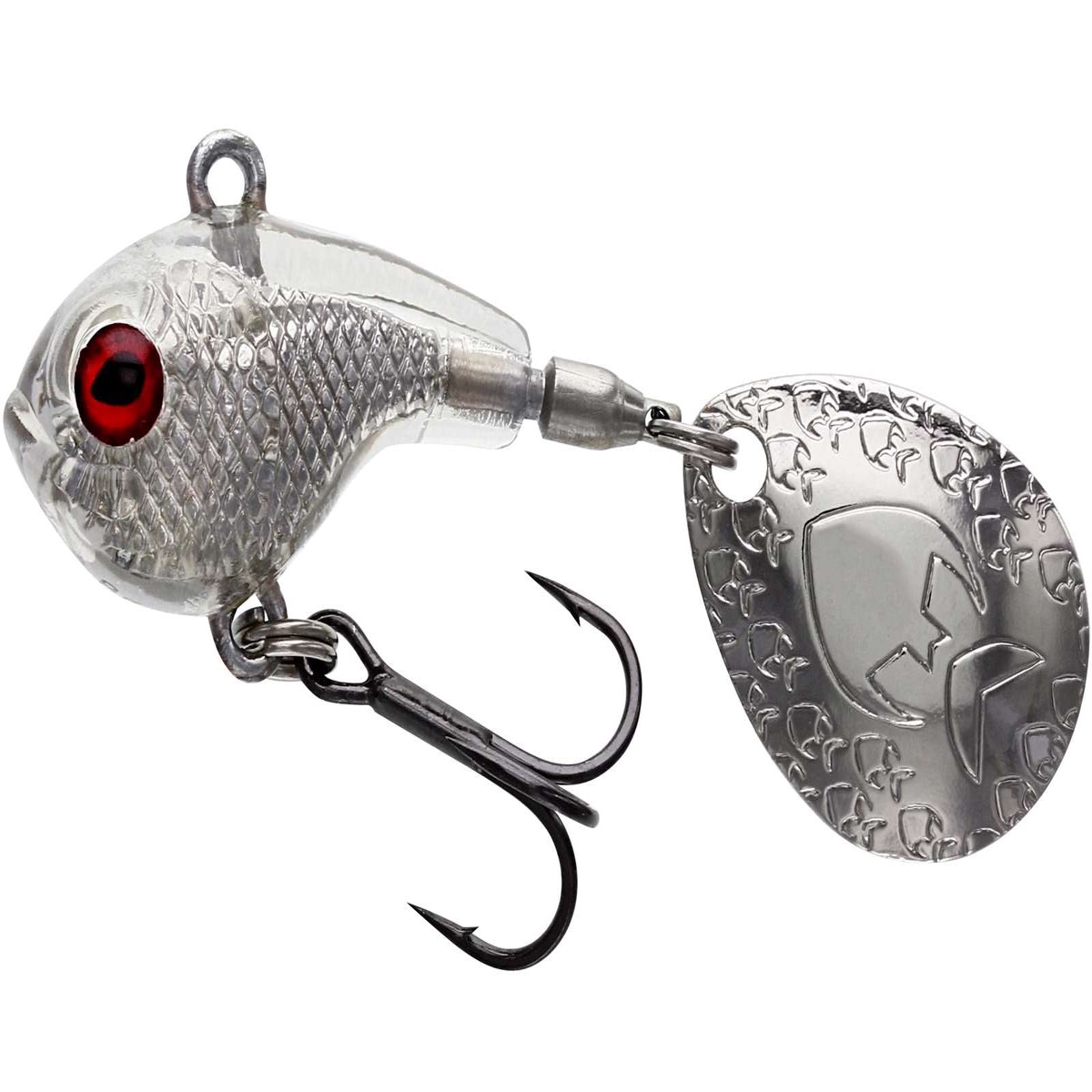 Westin DropBite Spin Tail Jig 2.6cm 8g Crystal
