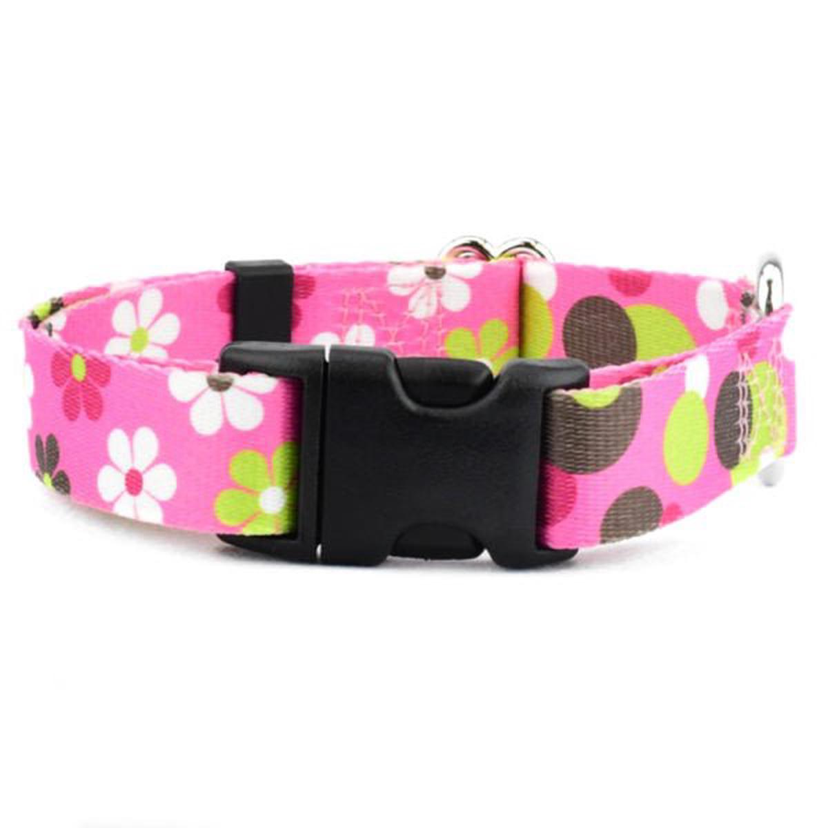 2 Hounds Design Daisy Dot Dog Collar EarthStyle