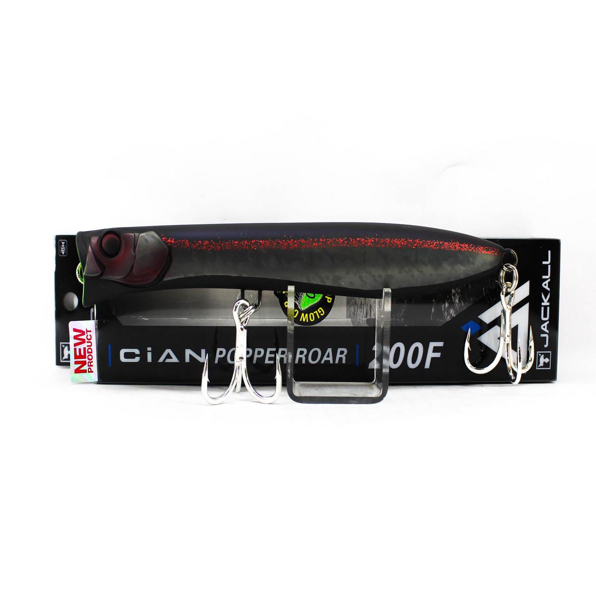 Jackall Cian Popper Roar 200F Floating Lure Asameshi Black (3304)