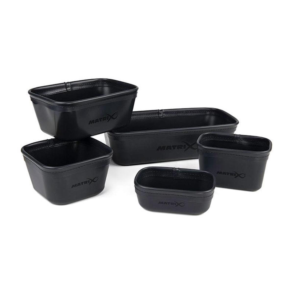 Matrix EVA Bait Tub Set (1x 6pt, 1x 4pt, 1x 3pt, 1x 2pt, 1x 1pt)