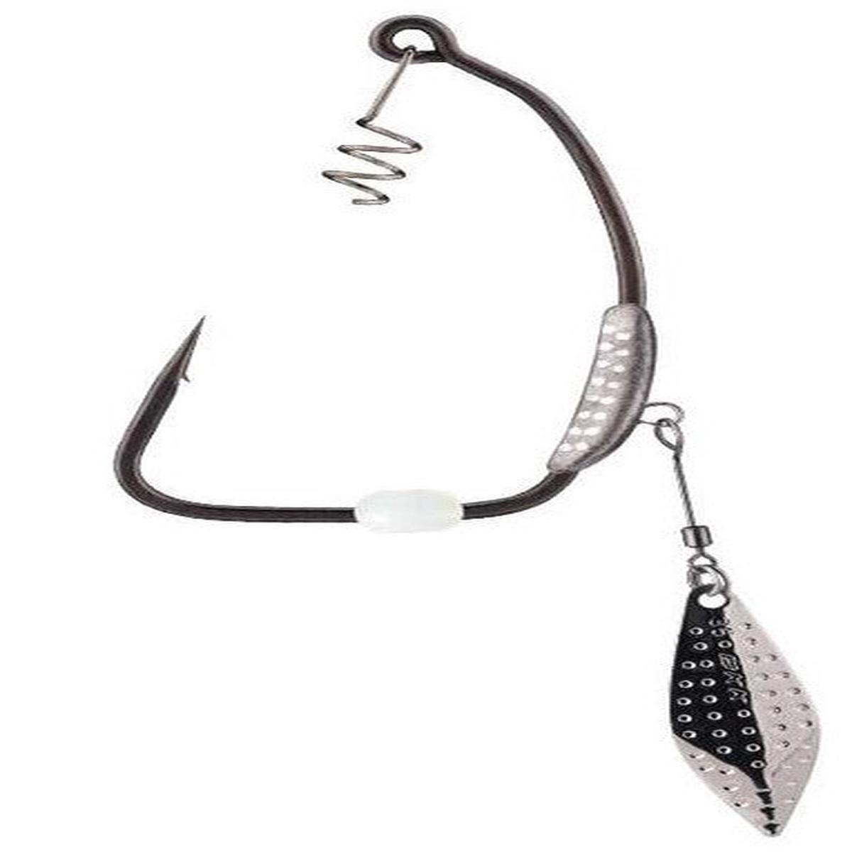 BKK Titandiver A-EW-9633 Weighted Swimbait Hook 4/0 5/32oz - Silver Blade 2pk