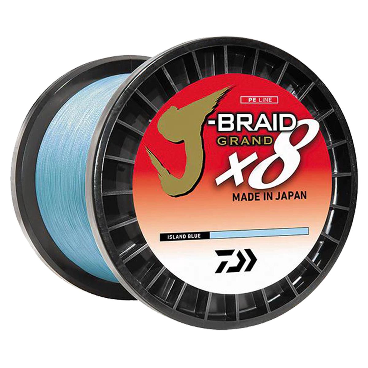 Daiwa Bulk J-Braid x8 Grand Braided Line - 15 lb. - 3000 yd. - Island Blue