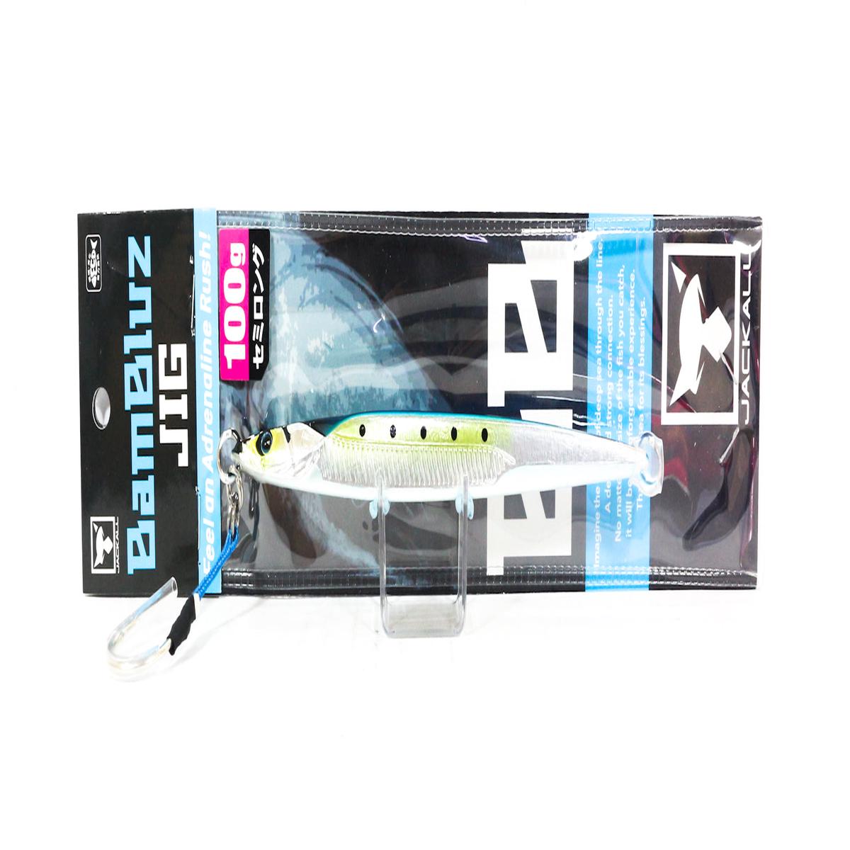 Jackall Metal Jig Bambluz Semi Long 100 grams Aluminum Iwashi (3498)