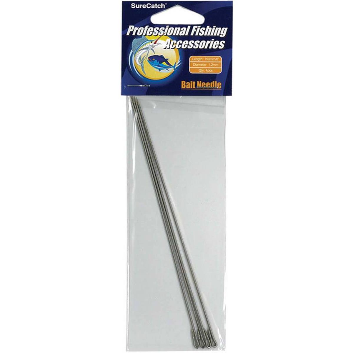 Sure Catch 6 Inch Bait Needle 4 Pack 578BN4