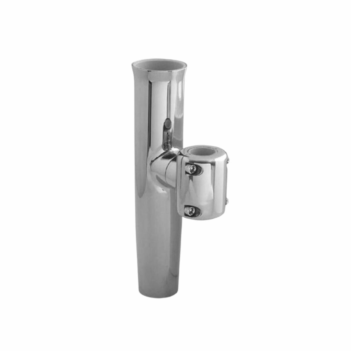TACO STAINLESS STEEL CLAMP-ON ADJUSTABLE ROD HOLDER - FITS 7/8" & 1" O.D. TUBING