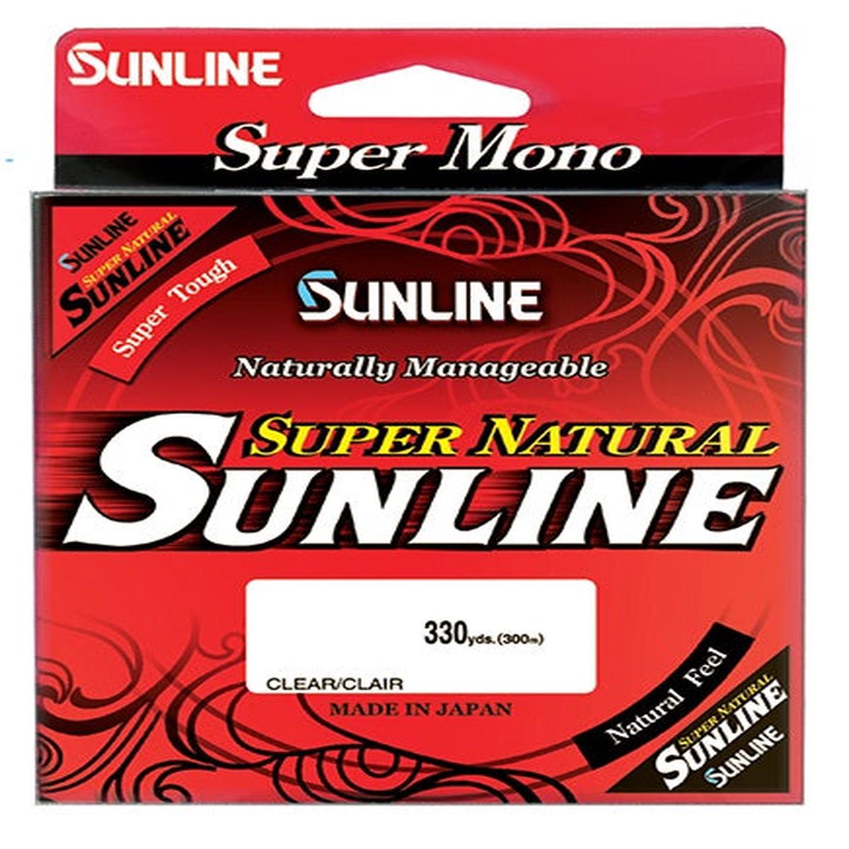 Sunline Super Natural 300m Clear Monofilament Line