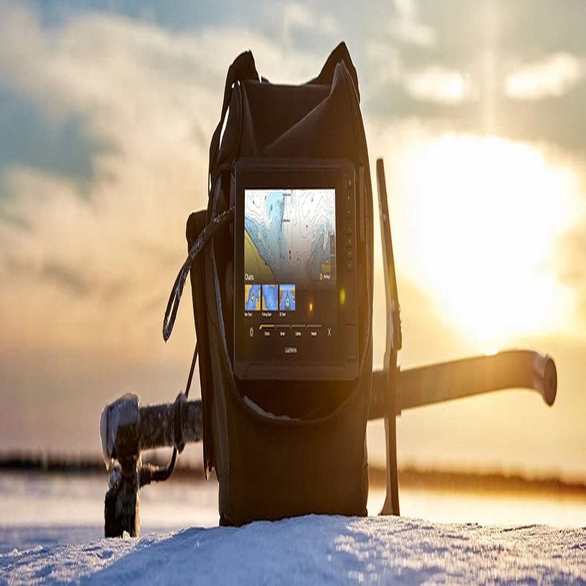 Garmin Echomap UHD 95SV Panoptix Livescope Lithium Ice Bundle