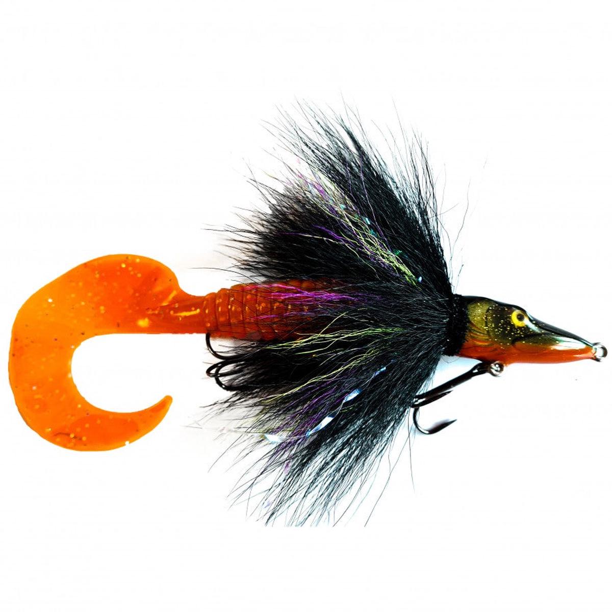 L.Corr Handmade Lures Disco Pike Junior 22cm 40g Black Yellow Purple Orange