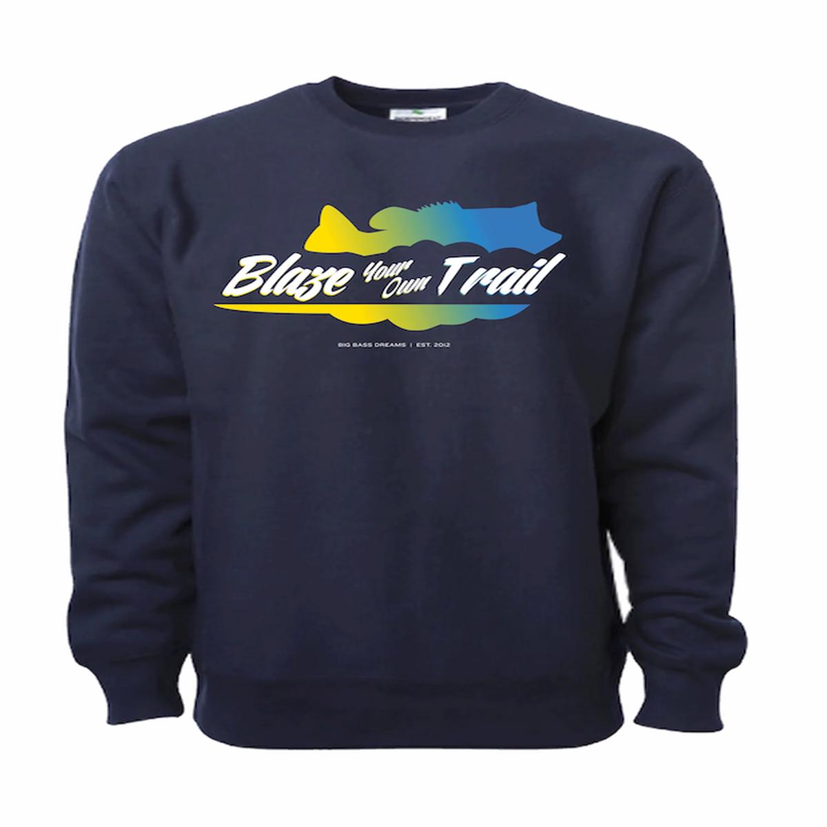 Big Bass Dreams Blaze Your Own Trail Sweater