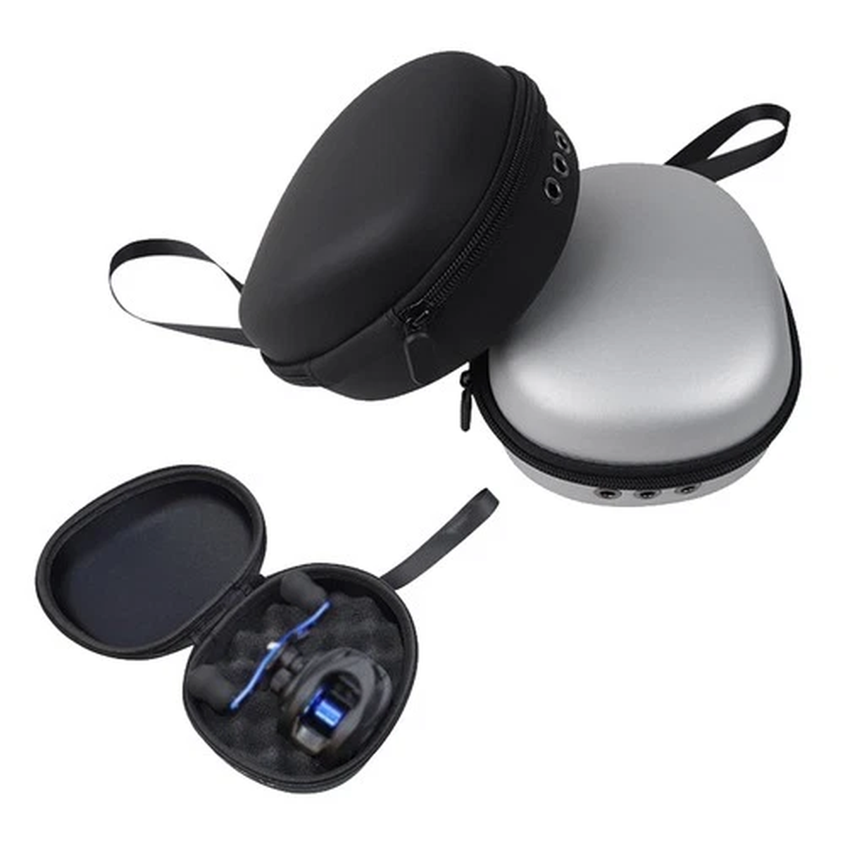 Fishing Reel Teardrop Spinning Raft Wheel Portable Hard Shell Case Storage bag