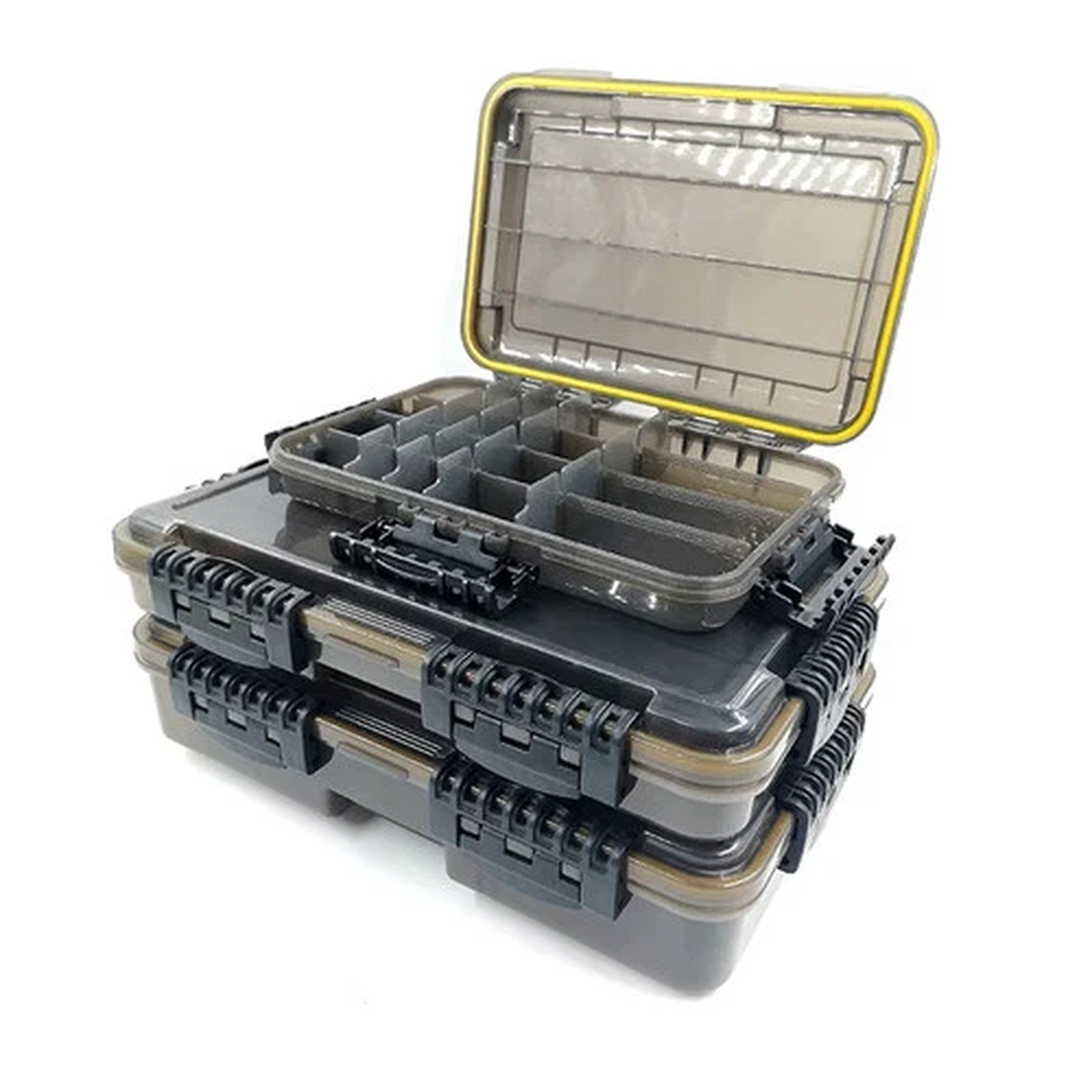 Large Capacity Waterproof Fishing Tackle Box for Ocean Boat Fishing Storage