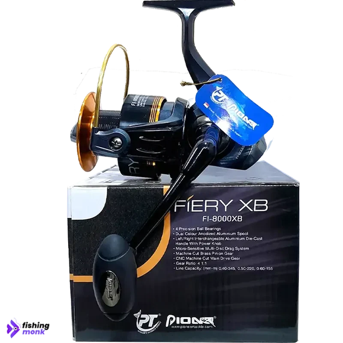 Pioneer Fiery XB Spinning Fishing Reel | 7000 - 9000