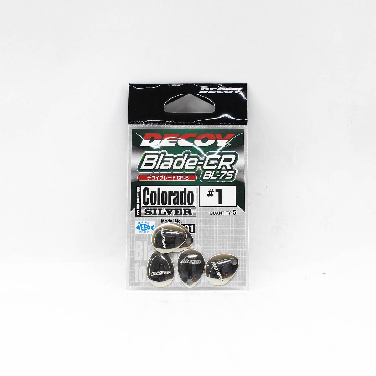 Decoy BL-7S Trailer Blade Colorado Silver Size 1 (4201)